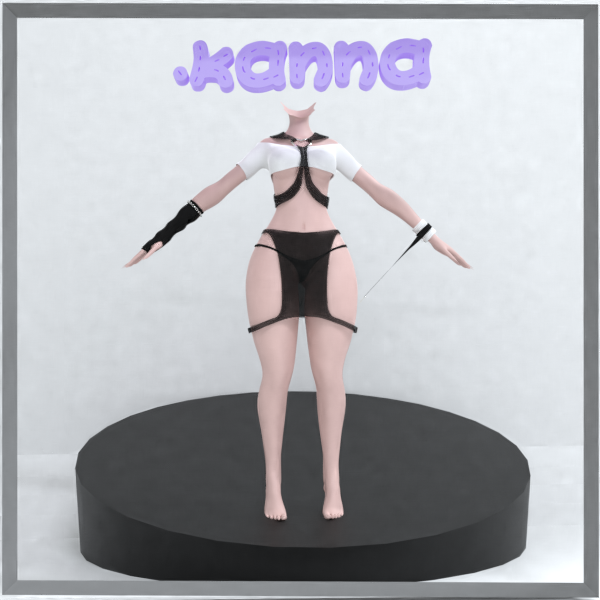 Open Skirt Outfit (Free In Server)