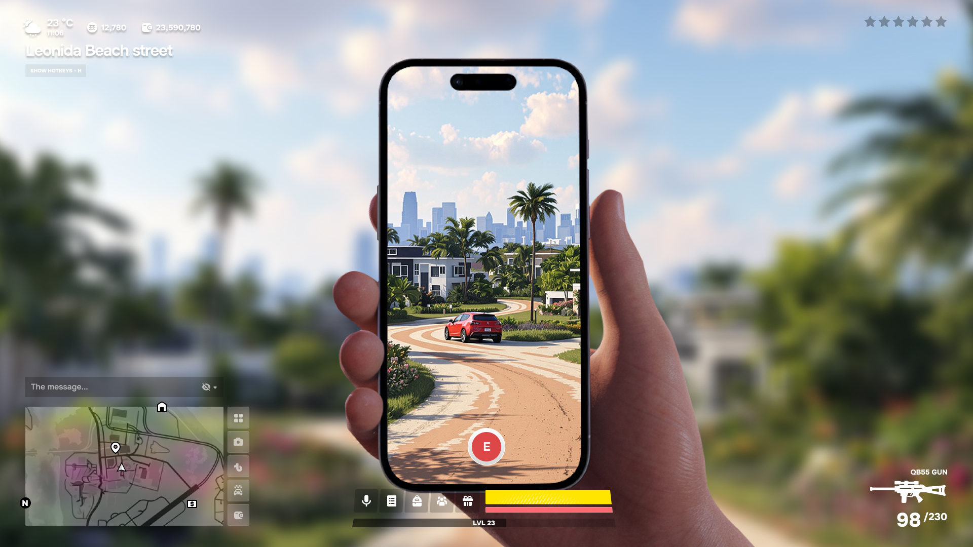 A conceptual image of the next-gen GTA RP experience