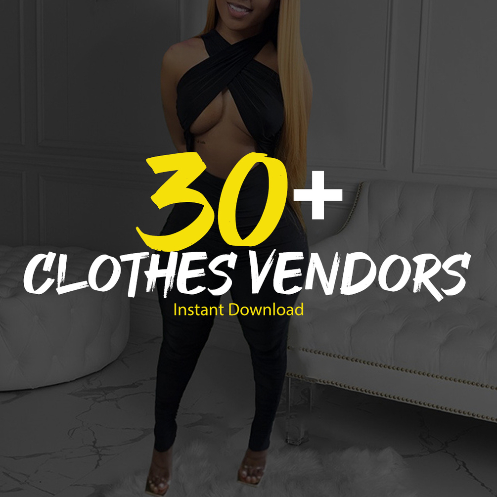 Clothes Vendors List 30+ vendors