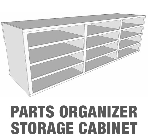 parts organizer drawing