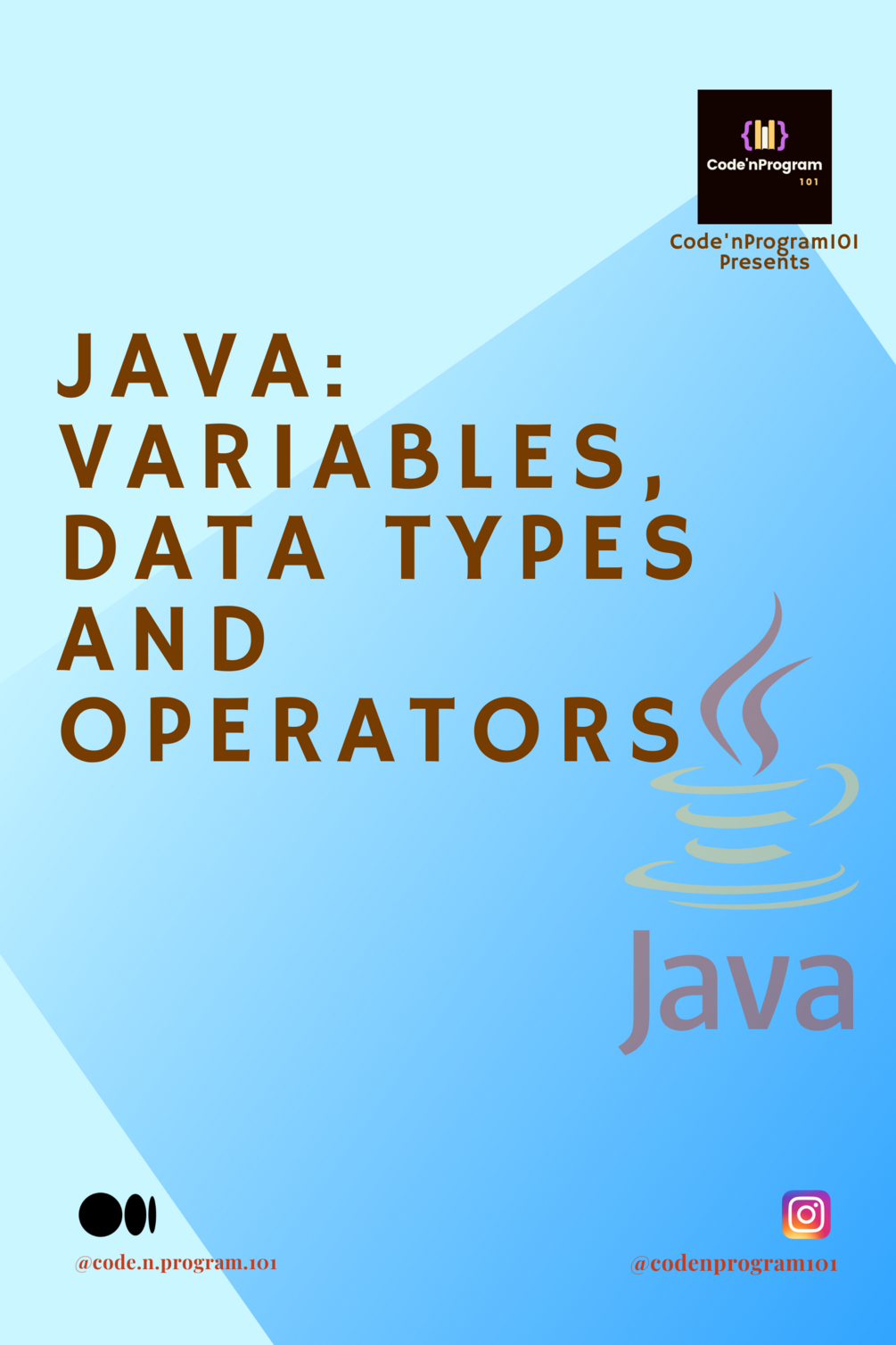 Java: Variables, Data Types and Operators