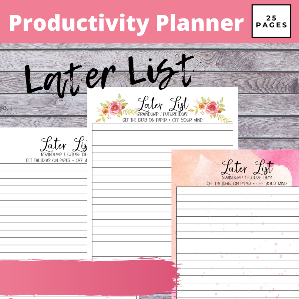 Buy Productivity Planner, Free Weekly Planner