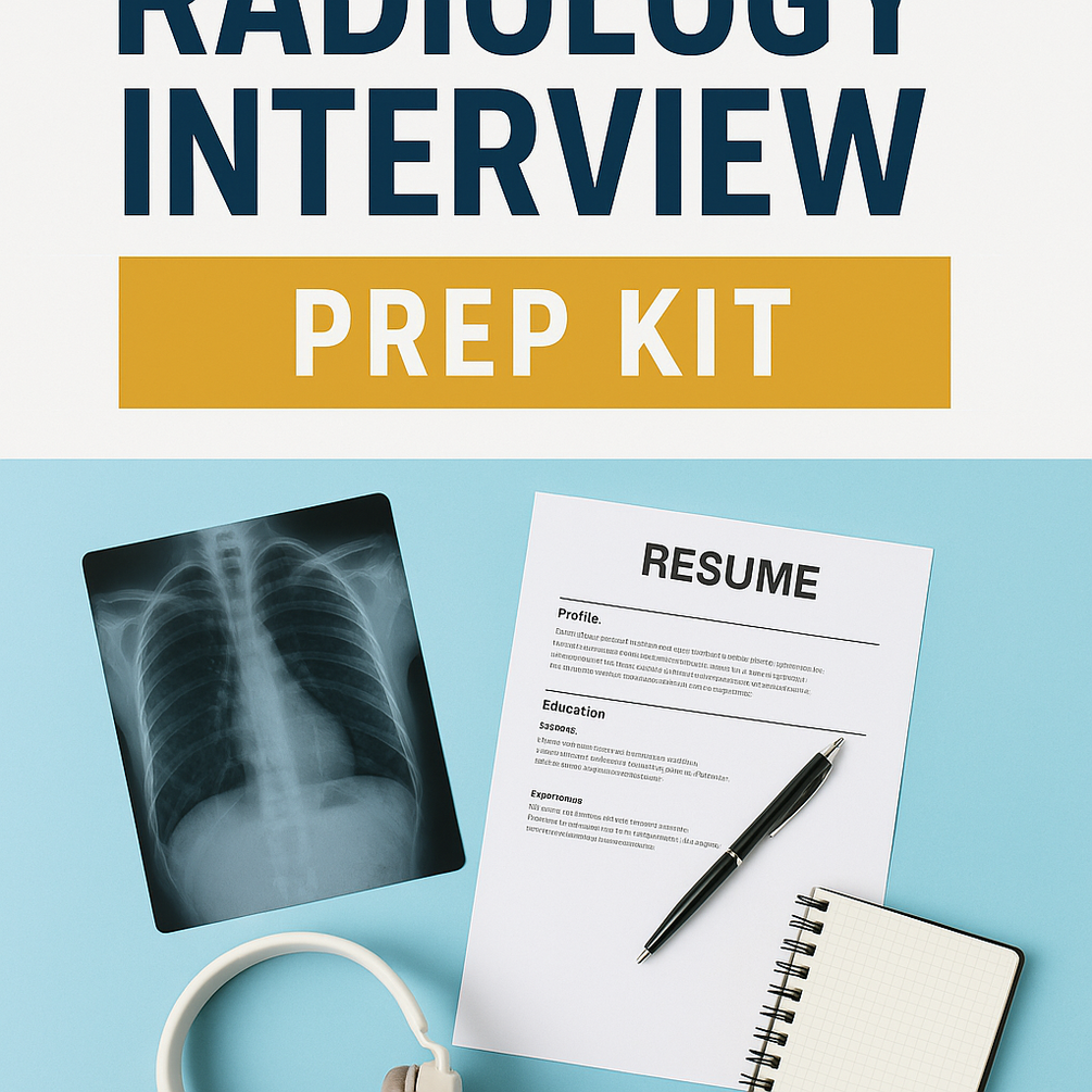 Radiology interview prep kit