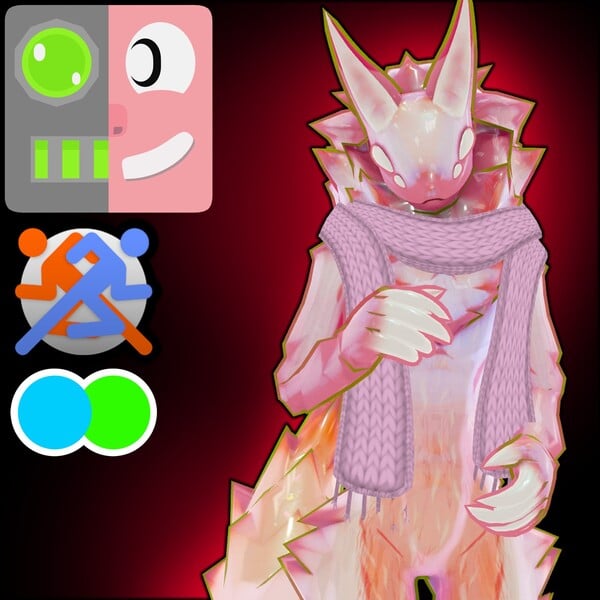 40% OFF🧨IN DESCRIPTION | Ice Wraith Eel VRChat Furry Model