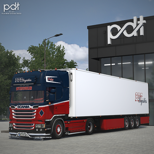 Scania R520 + Trailer "PDT Logistics" by PlatinumDesignTruck