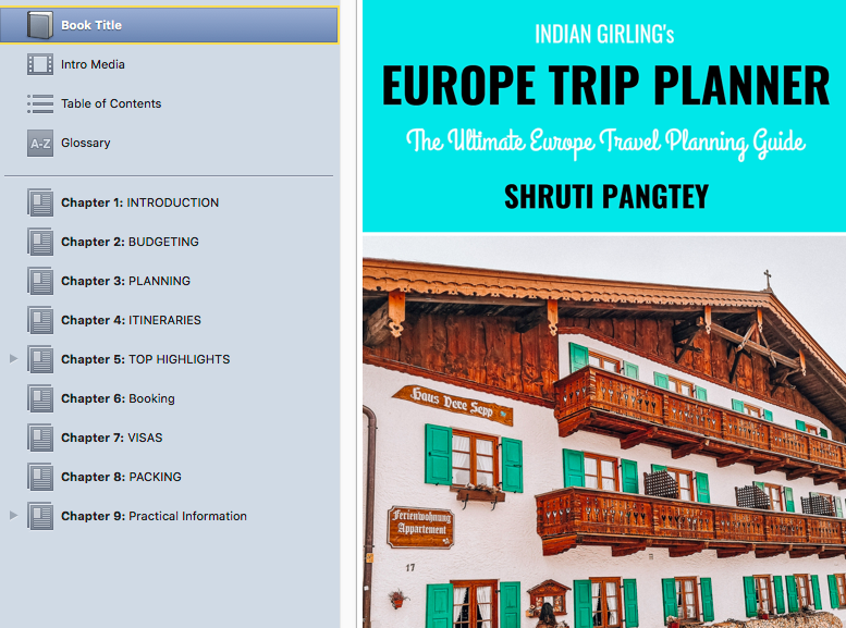 europe trip planner