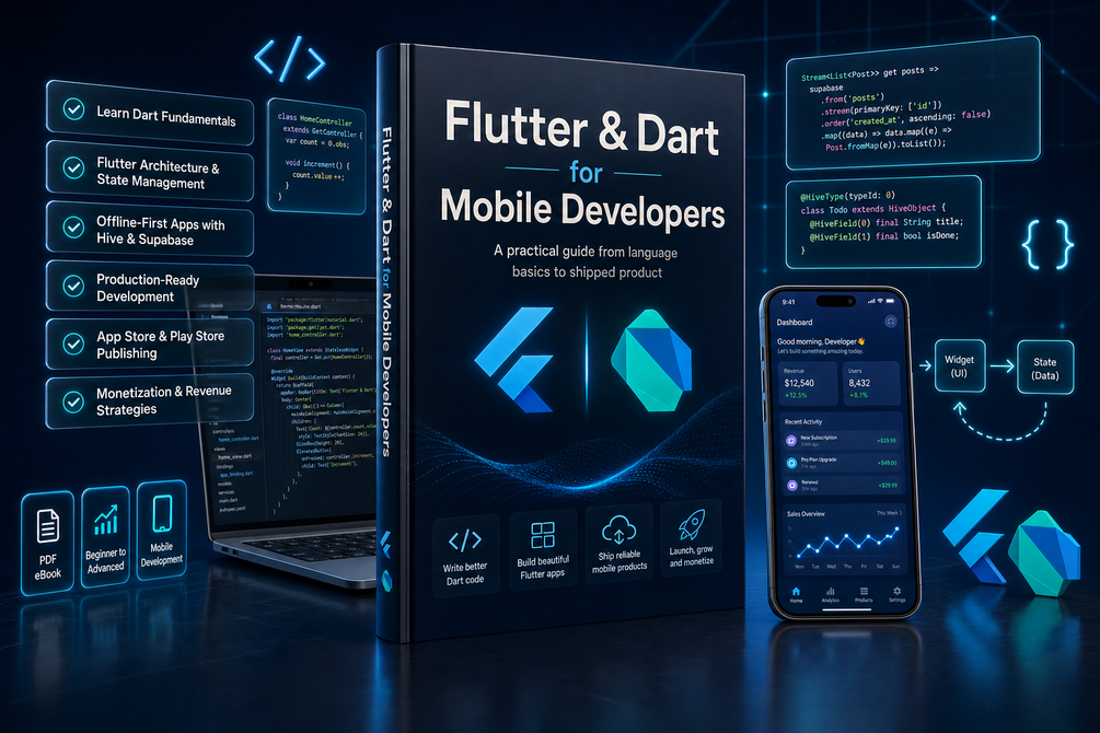 Build Once, Tune Everywhere — Flutter & Dart guide cover