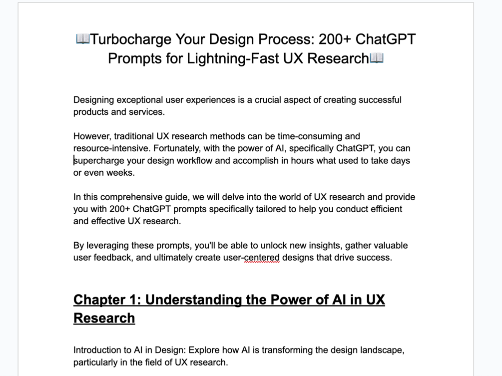 Turbocharge Your Design Process 200+ ChatGPT Prompts for Lightning