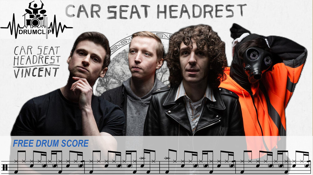 Car Seat Headrest "Vincent" (Drum Sheet Music)