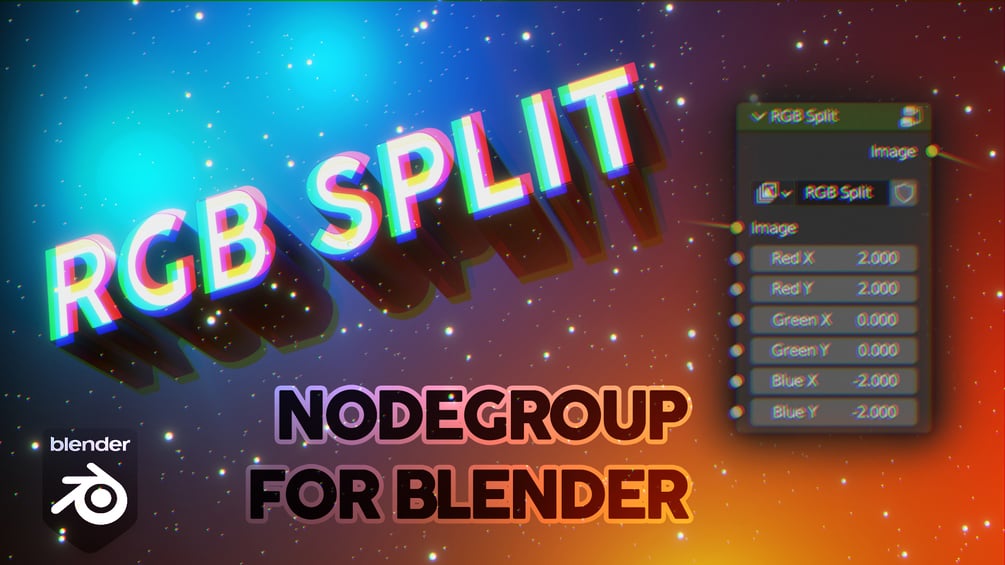 RGB Split Node for Blender Compositing