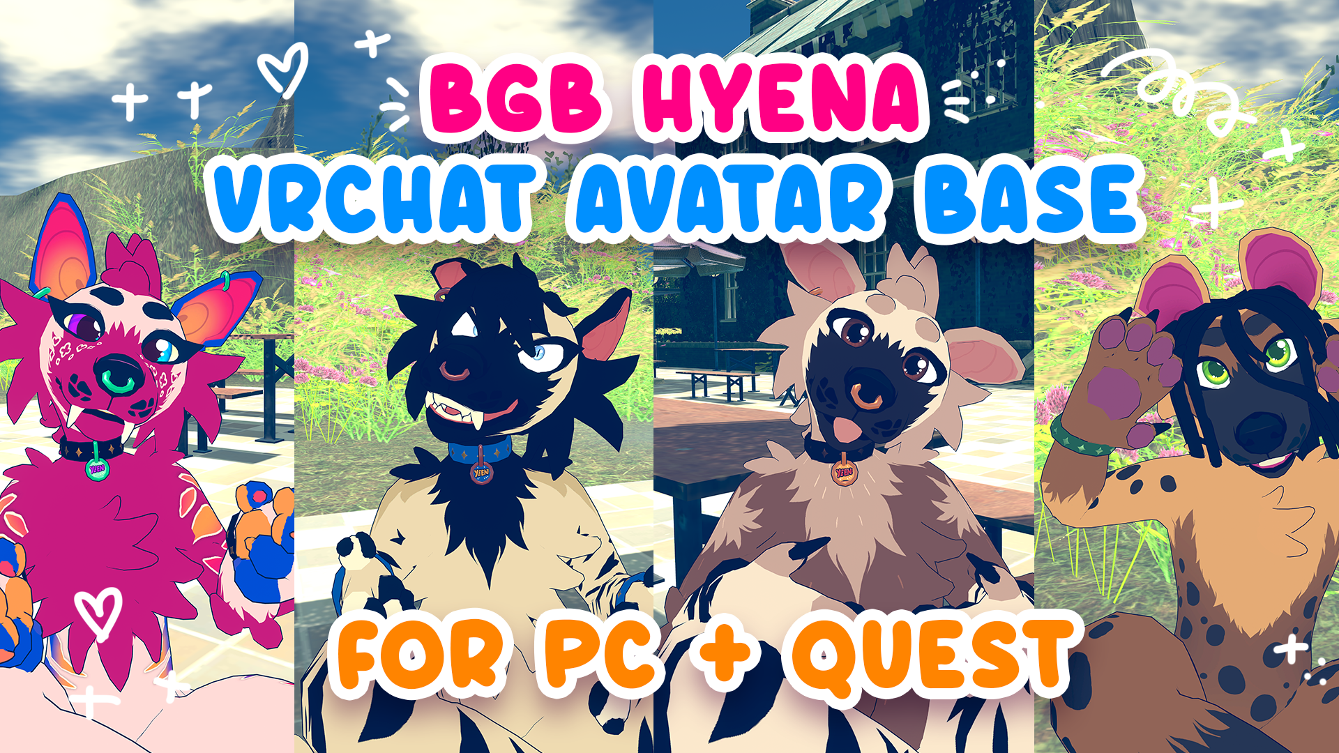 BGB Hyena VRChat Avatar Base