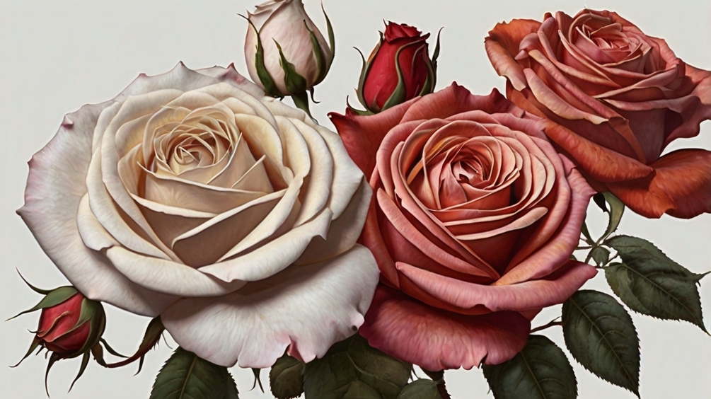 🌹Breathtaking Red and white Roses Collection 🌹