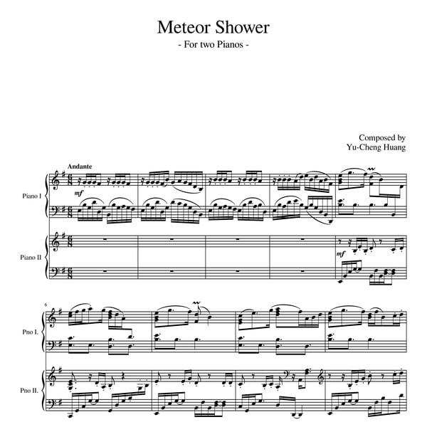 Meteor Shower Gumroad product image