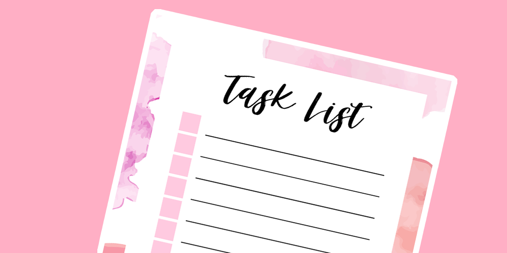 Pink To-do List Printable