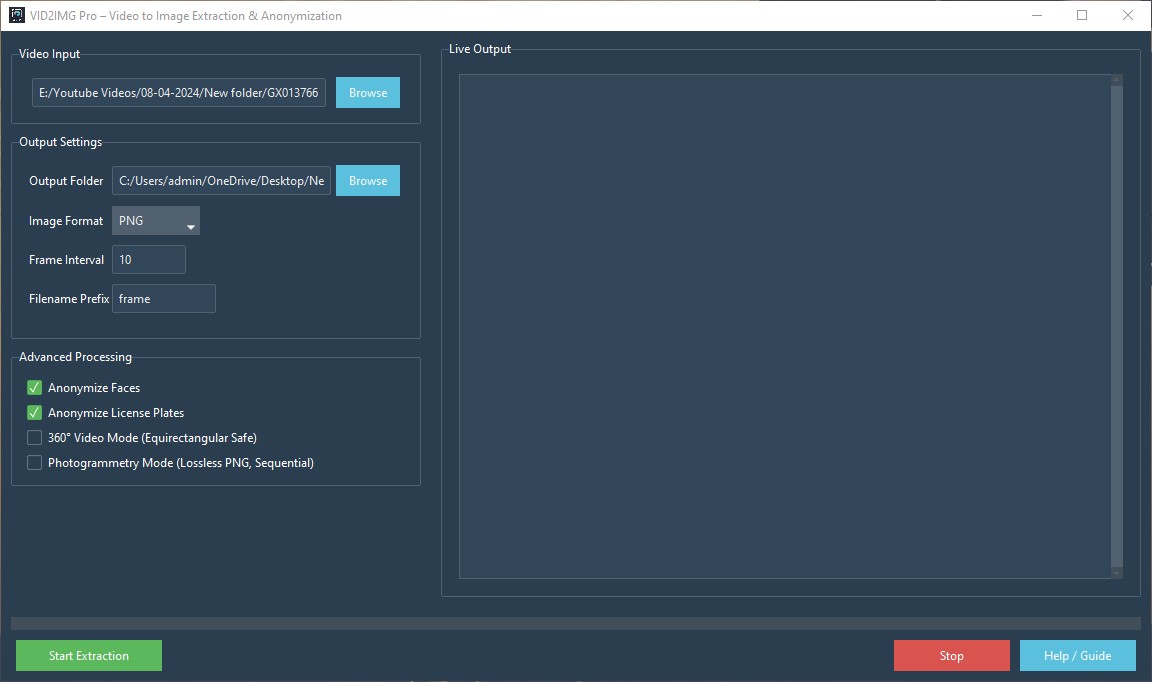 Video Input & Output Settings