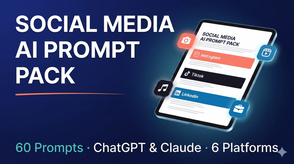 Social Media AI Prompt Pack Preview Inside