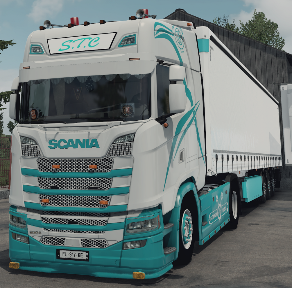 Scania S S.T.C (Société des Transports Chaignaud) by Jon'