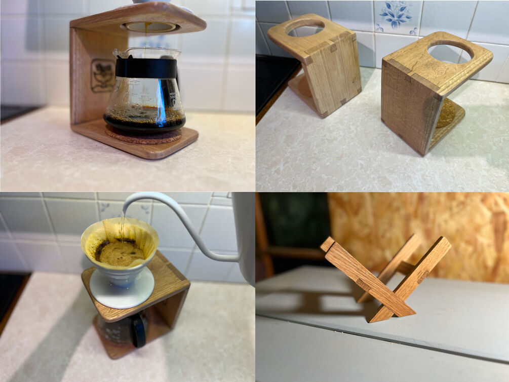 Pour Over Coffee Dripper With Wood Stand V02 Coffee Dripper Coffee Server Coffee  Maker Brewing Cup