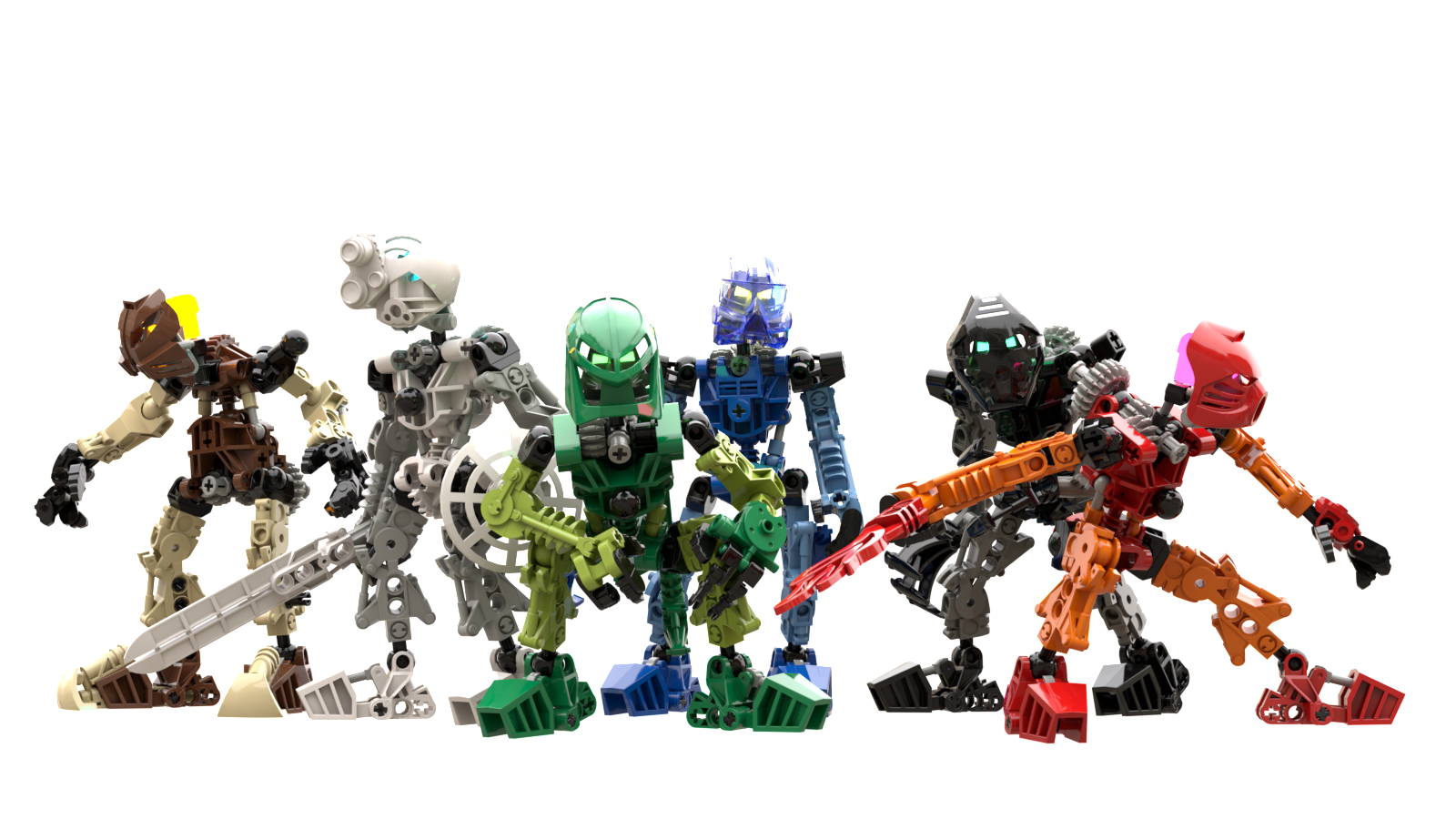 Toa Mata Custom Parts Pack