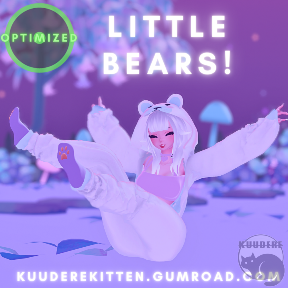 [OPTIMIZED] Little Bears! [SFW][3.0](3D Model)