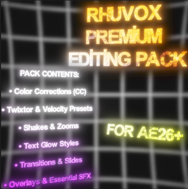 Rhuvox's Premium Editing Pack Vol. 1