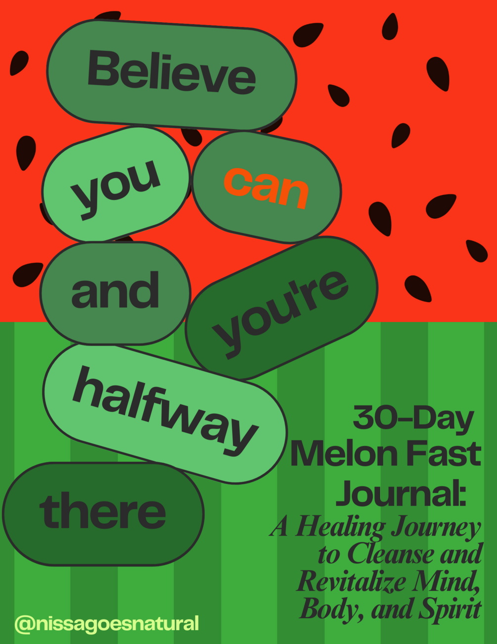 30Day Melon Fast Journal A Healing Journey to Cleanse and Revitalize