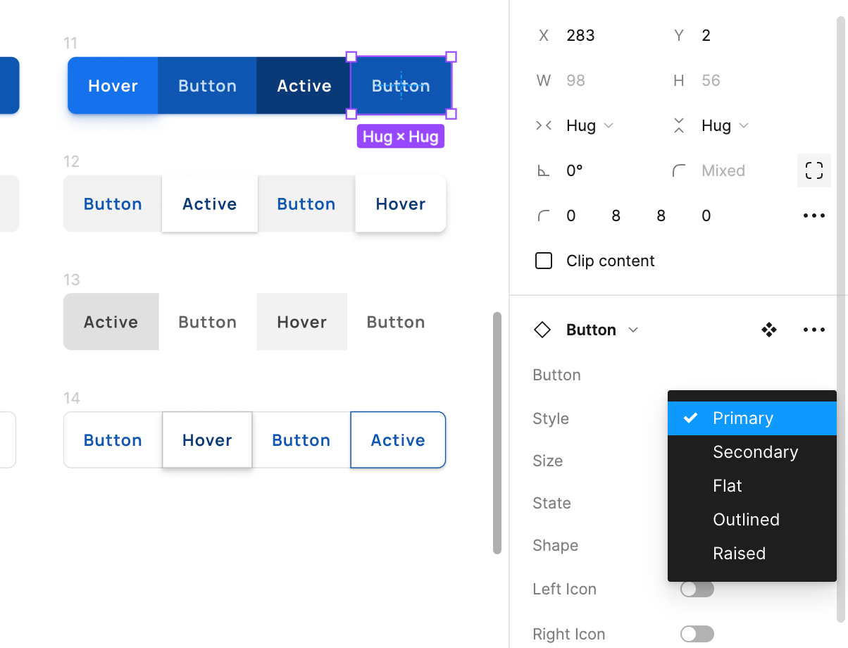 Material-X design system Figma/Angular UI kit