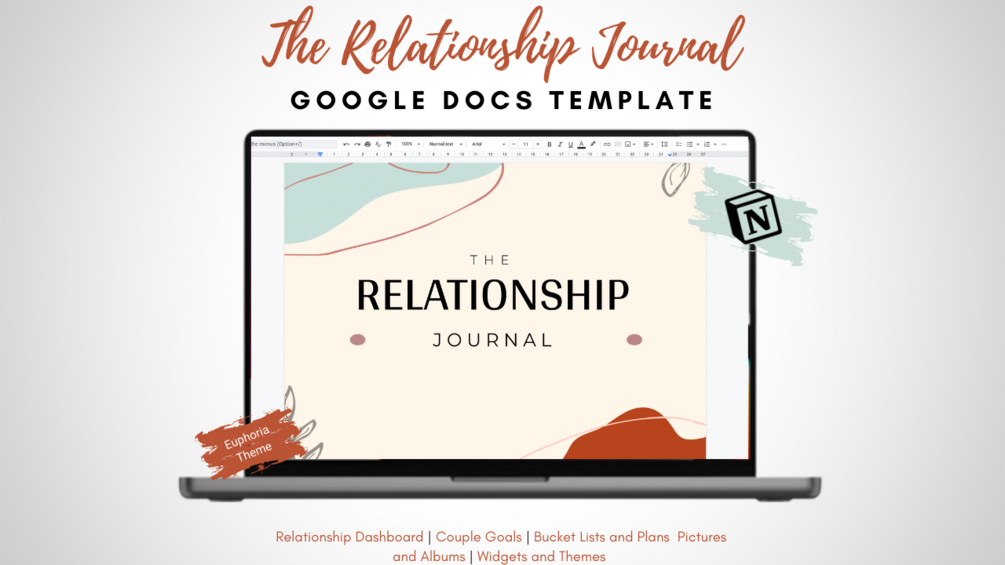 Relationship Journal Google Docs Template