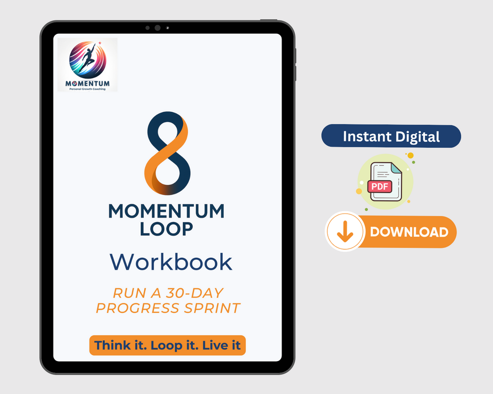 Momentum Loop™ Workbook – 30‑Day Goal‑Setting Planner (Fillable PDF)