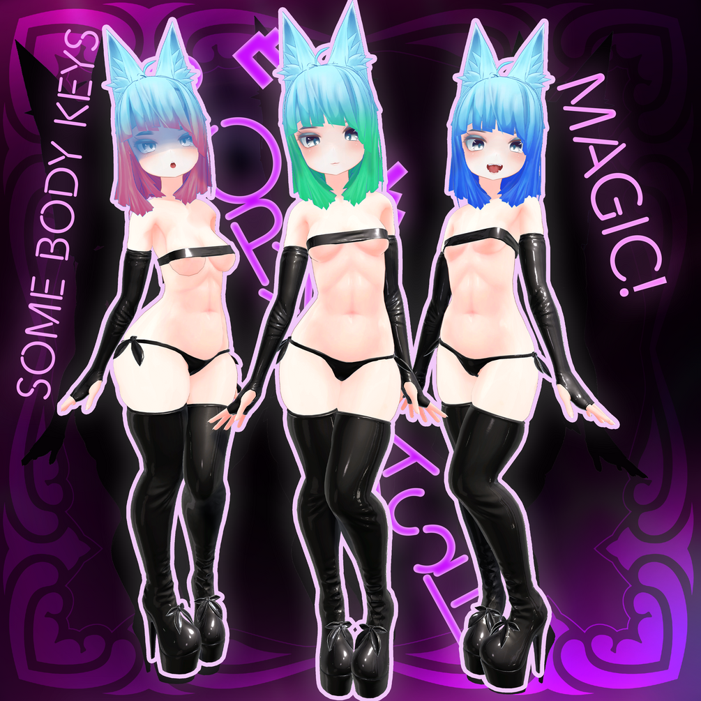 VRC][PORYBASE] Torinyan Commercial VRChat Avatar Female Base