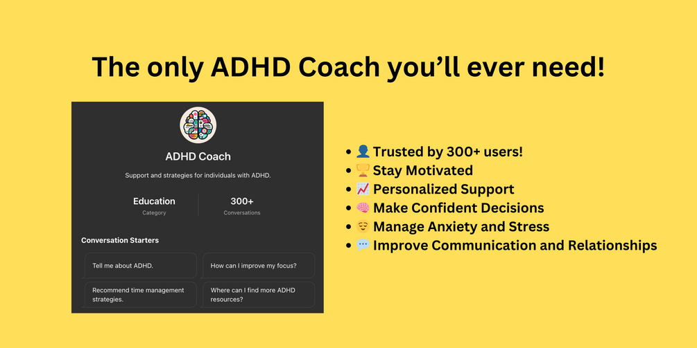 ADHD Coach GPT - ChatGPT