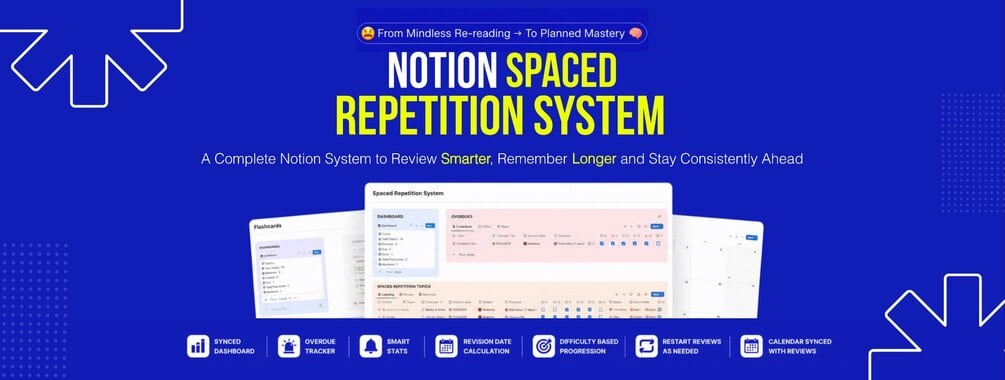 Notion Spaced Repetition System