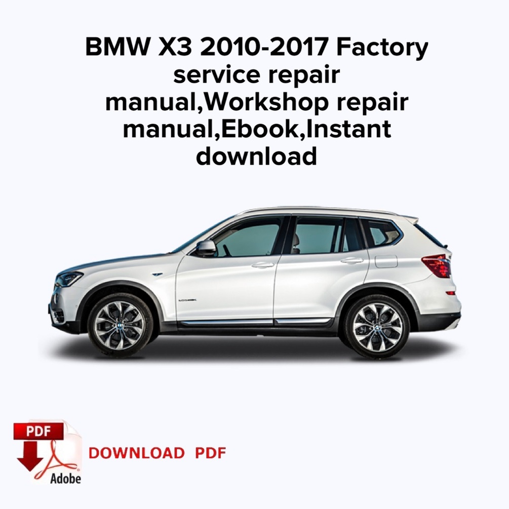 2018 BMW X3 OWNER S MANUAL PDF FREE DOWNLOAD visual data 5