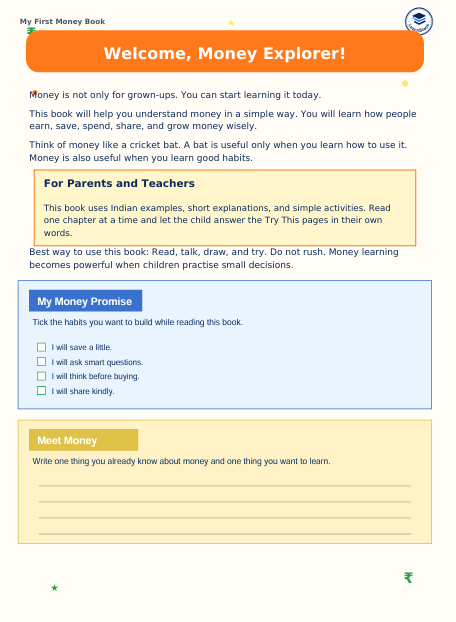 My First Money Book — Your Fun Guide to Money, Saving & Growing Rich preview image 3