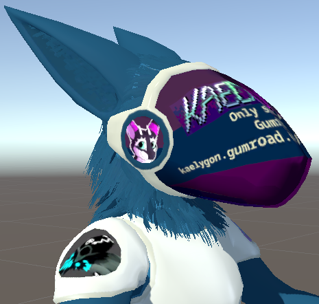 Protogen CYMK - VRChat Avatar, By Kaelygon