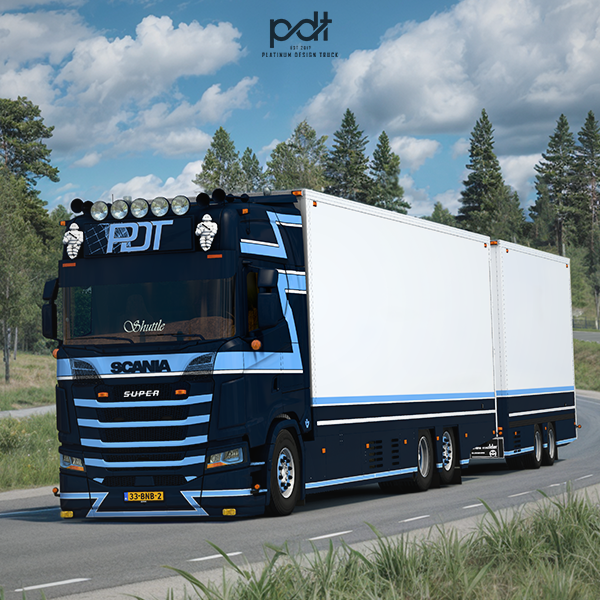 Scania S650 + Trailer "PDT Logistics" by PlatinumDesignTruck