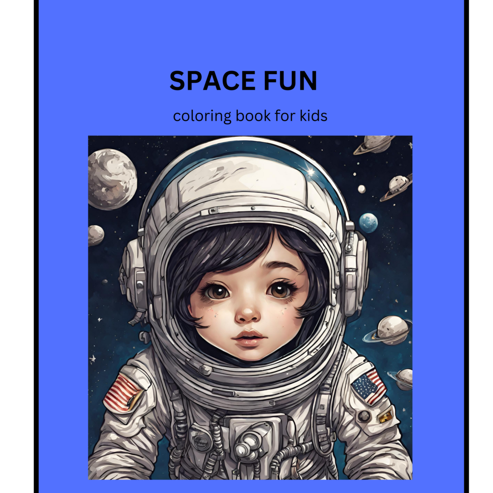 Space Funn coloring book