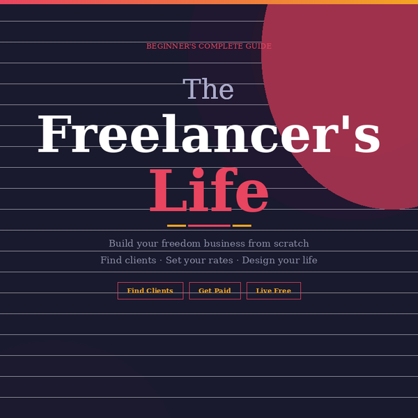 The Freelancer's Life Book Cover