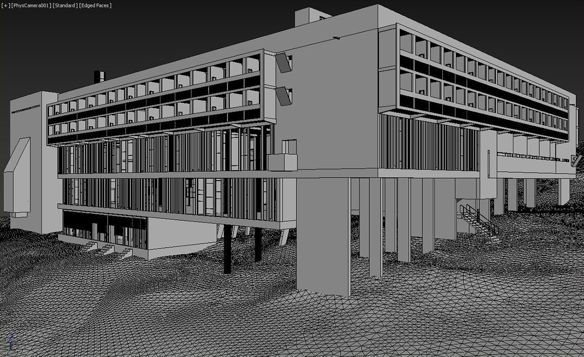 模型製作用品 Le Corbusier Couvent de la Tourette LE CORBUSIER, Thilo Rohländer · COUVENT SAINTE-MARIE DE LA