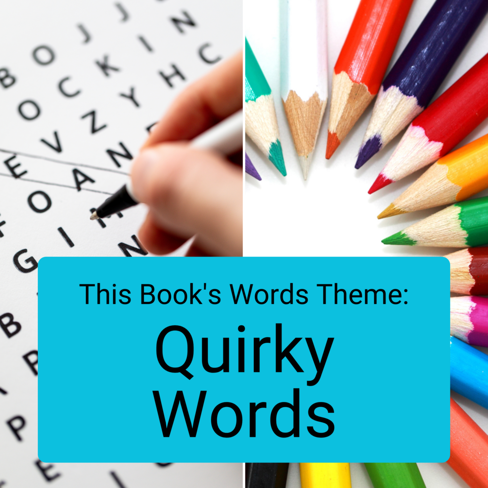 Coloring Word Search Book Vol 4 - Quirky Words Theme