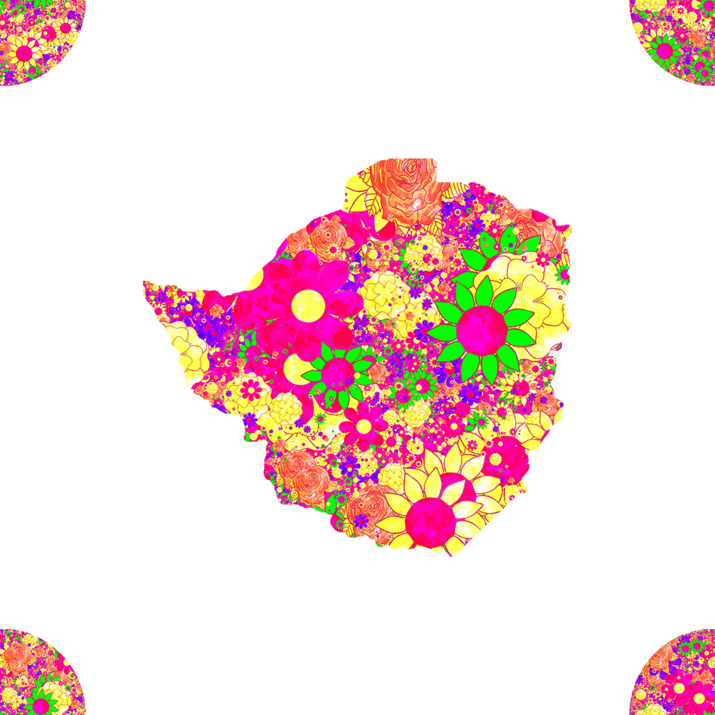 watercolor-flower-country-zimbabwe