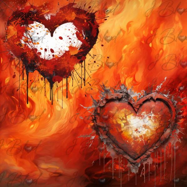 Rusted Heart Tattoos