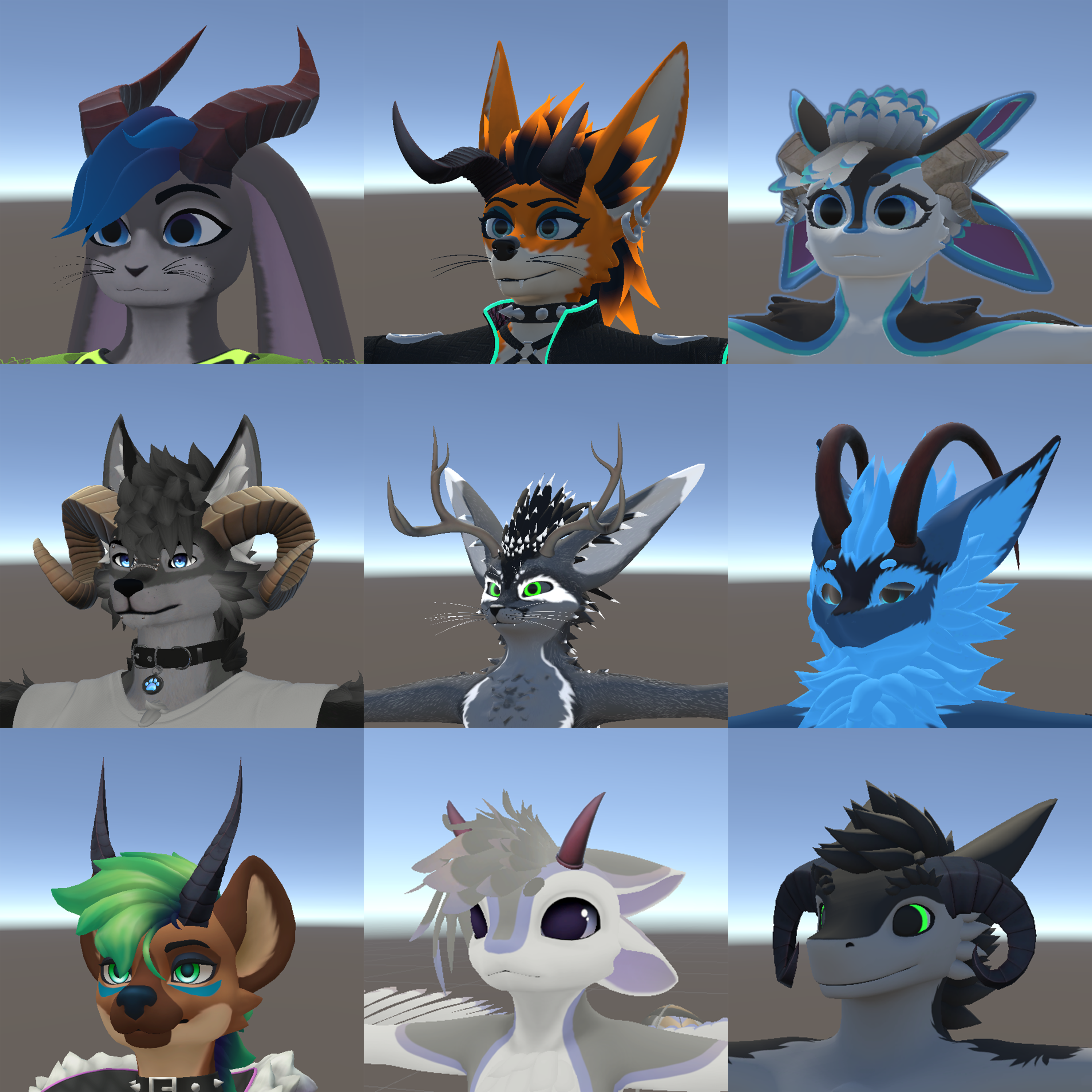 Horn Pack - VRChat Avatar Horn Accessories thumbnail 3
