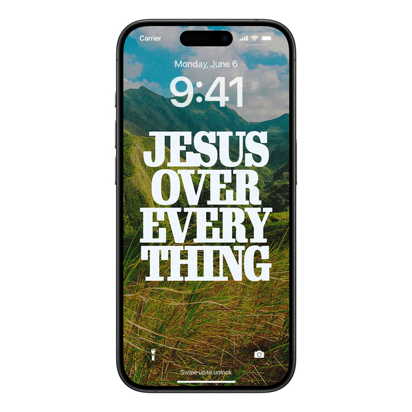 Jesus Over Everything – Digital Wallpaper Pack