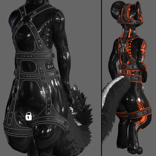 Oken Noodle Leather Harness