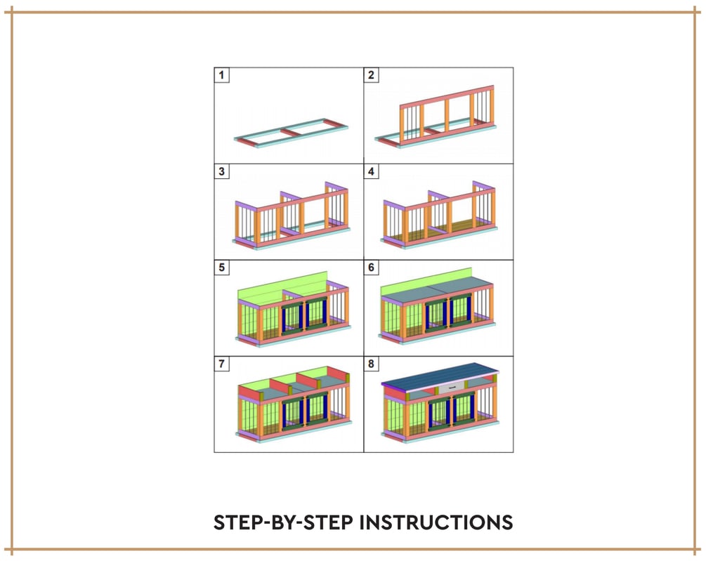 Double Dog Kennel TV Stand DIY Plans - Build Blueprint