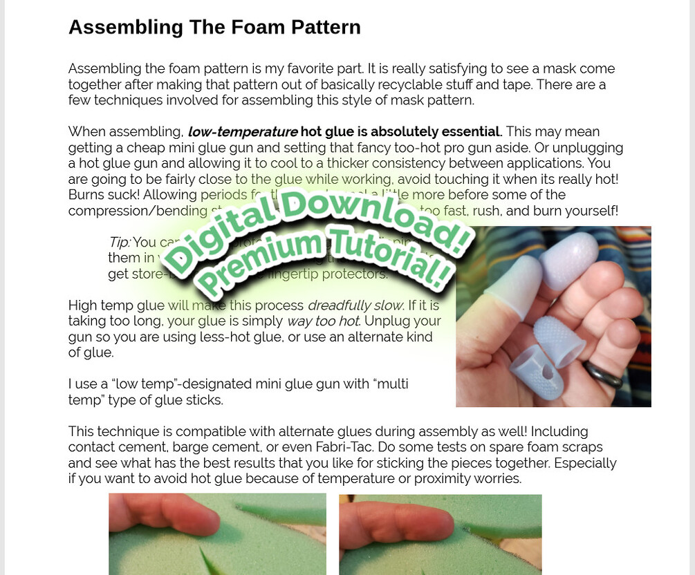 Foam Claw Pattern (DIGITAL DOWNLOAD)