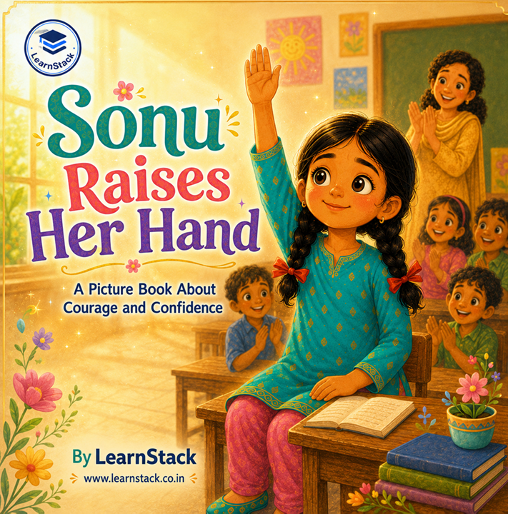 Sonu Raises Her Hand – A Picture Book About Courage and Confidence preview image 2