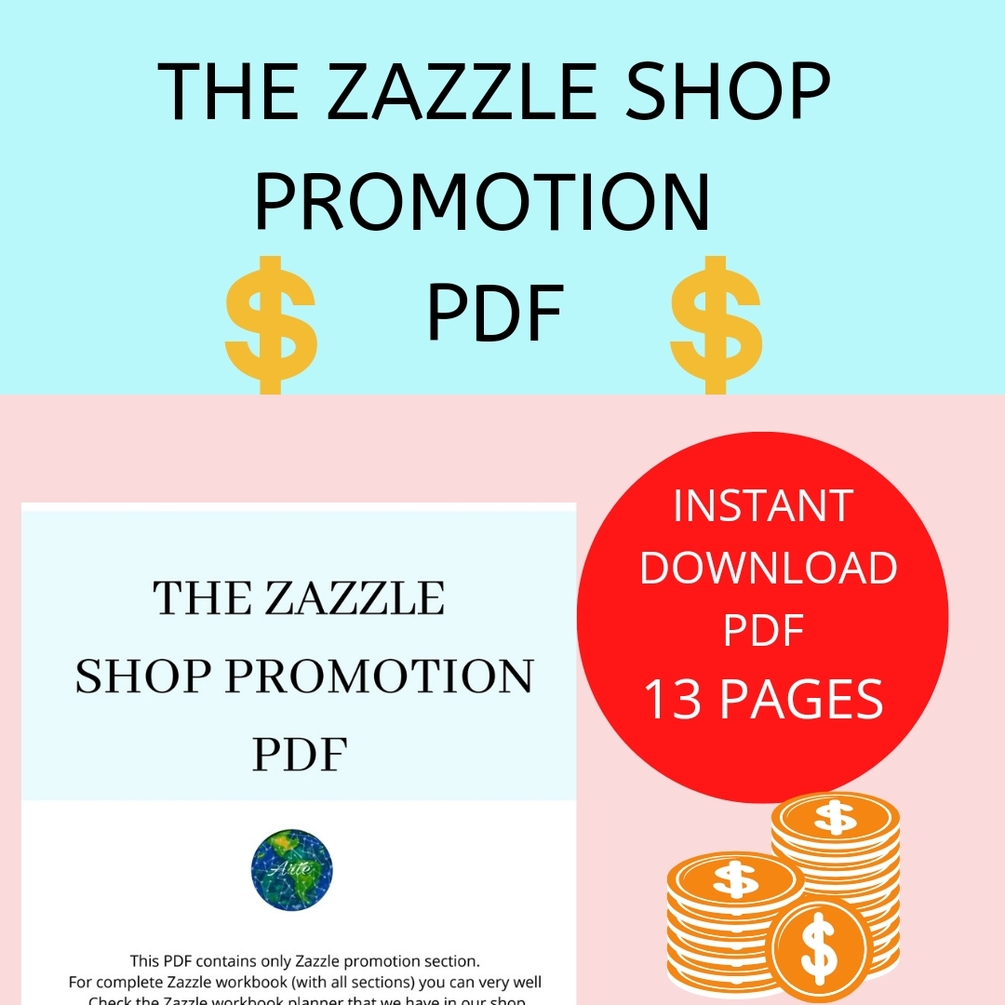 THE ZAZZLE SHOP PROMOTION SECTION PDF/ZAZZLE SHOP PROMOTION PLANNER