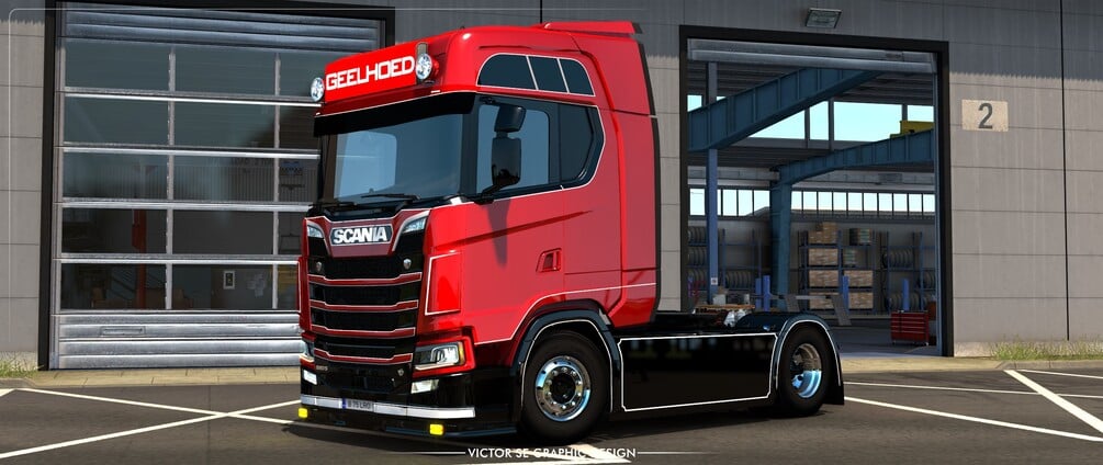 Gebroeders Geelhoed B.V. Scania S Skin by VictorSE Graphic Design